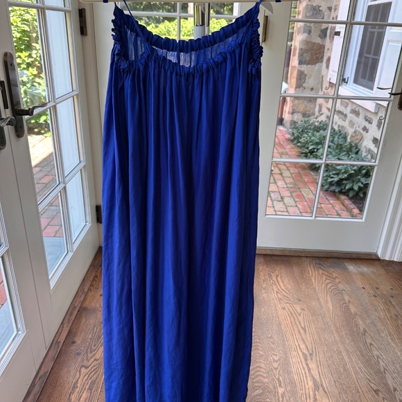 MIKOH pretty voluminous maxi dress Strapless/ spaghetti straps optional LARGE - Picture 6 of 8